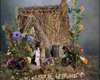 1:12 Scale Beloved Fairy Dollhouse Wind's End Cottage