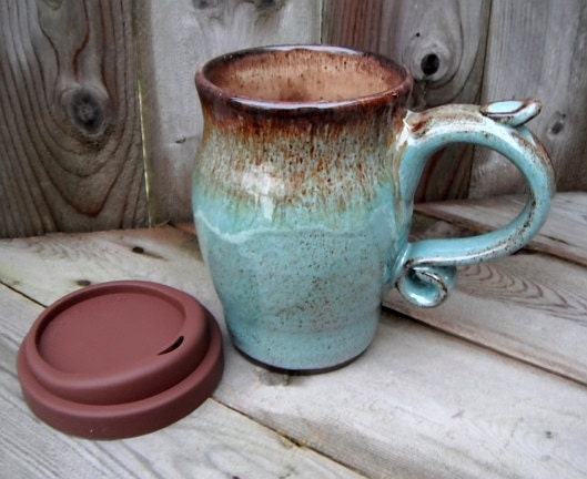 custom ceramic travel mug
