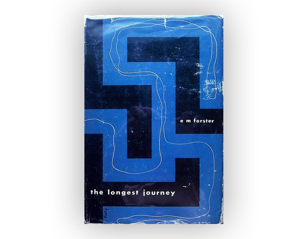 Alvin Lustig book jacket design, 1943. "The Longest Journey" by E.M. Forster.
