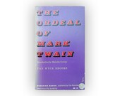 Alvin Lustig book cover design, 1955. "The Ordeal of Mark Twain" by Van Wyck Brooks.