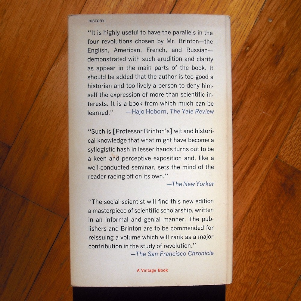 HOLD for Shane / Paul Rand book cover design, 1965. "The Anatomy of Revolution" by Crane Brinton.
