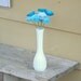 12 Aqua, Turquoise, and Seasalt Paper Flowers, Teal Centerpiece, Ocean Inspired Bouquet