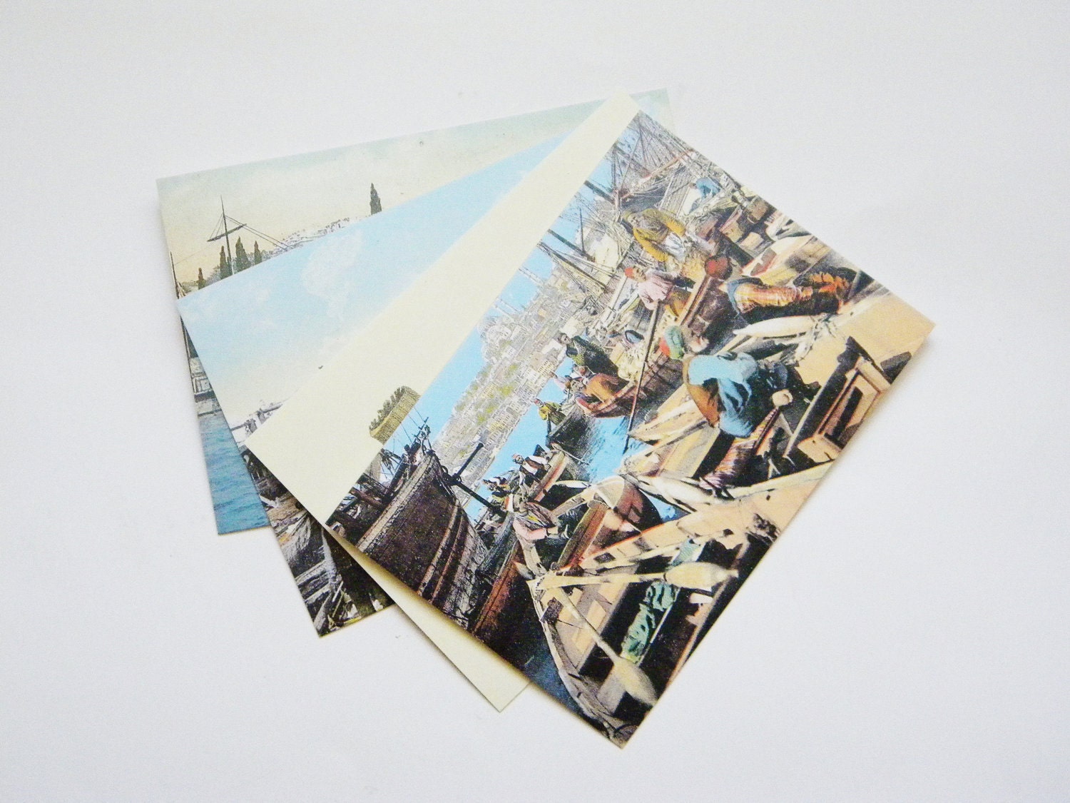 Vintage Ottoman Life Style Greetings Cards-Set of 4 - Authentic Christmas Holiday Shooping - Thanks Giving Gift For Unisex Her Him