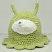 Nerdy baby crocheted brain slug hat, 6-12 months
