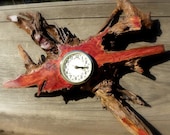 Fathers day sale-Large Cedar Insert Clock For Wall