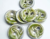 The Happy Gardener Ceramic Buttons