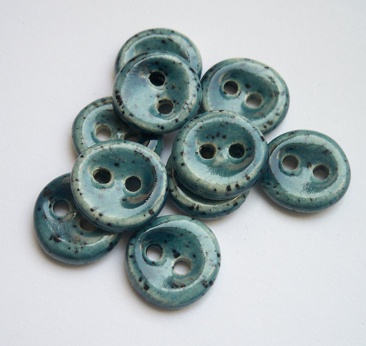 Inbetweenie Gentle Blue Ceramic buttons