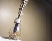Repurposed Lightbulb Pen Holder / Inkwell