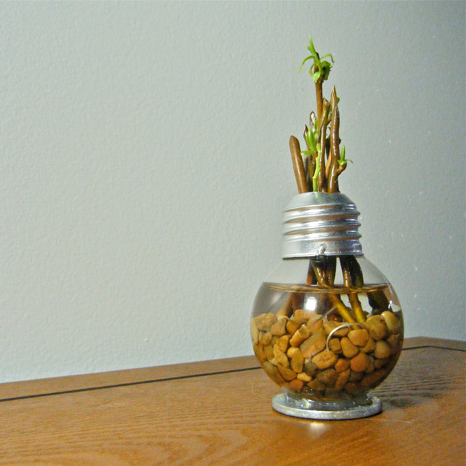 Repurposed Lightbulb Vase / Toothpick Holder (mini lightbulb)