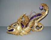 shoe sculpture Gold Gargoyle