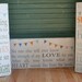 Little Darling Here Comes the Sun Beatles with Bunting Typography Word Art Sign