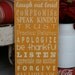 Family Rules Sign - Live Simply Typography Word Art Sign