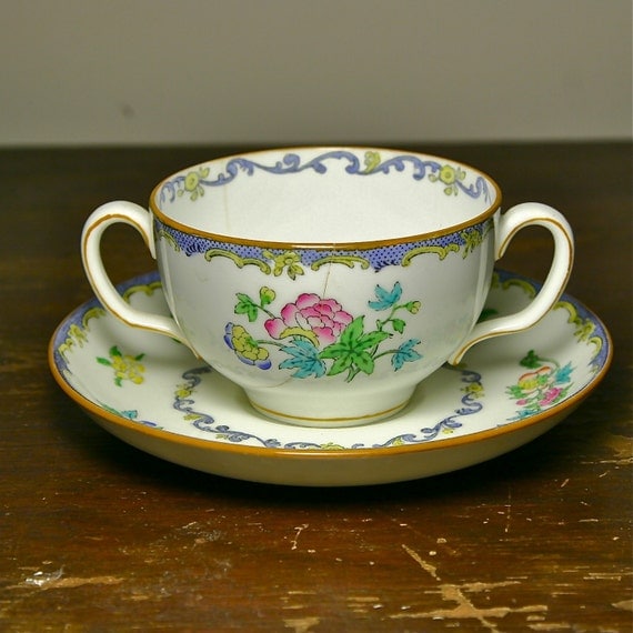 Saucer Cream Vintage4Vintage and vintage Tiffany cup tiffany Cup  by Minton Soup baby