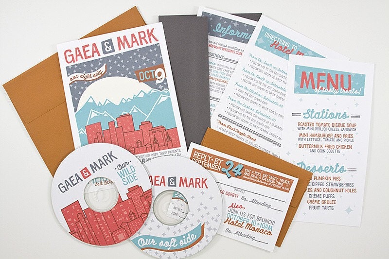 Custom (From Scratch) Wedding Invitation Design