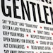 Gentleman Rules Print - 11x17