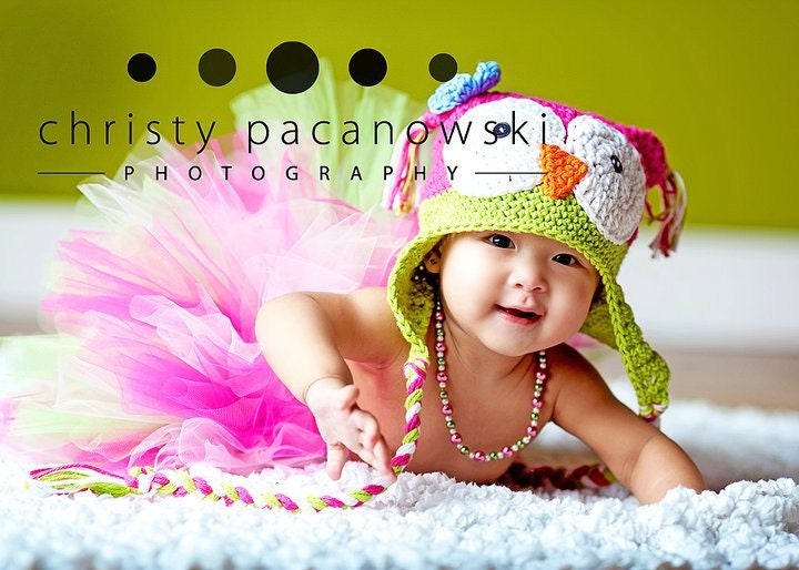 PDF Pattern Owly sooo Cute earflat hat Boy and Girl Sizes Preemie to 4 Years No. 11
