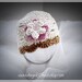 PDF PATTERN Eggshell beanie hat with flowers Newborn to Adult sizes Crochet Photo prop No. 13