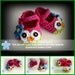 PDF Crochet Pattern No. 23 Owl Mary Janes Slippers Sizes Newborn to Child by AngelsChest