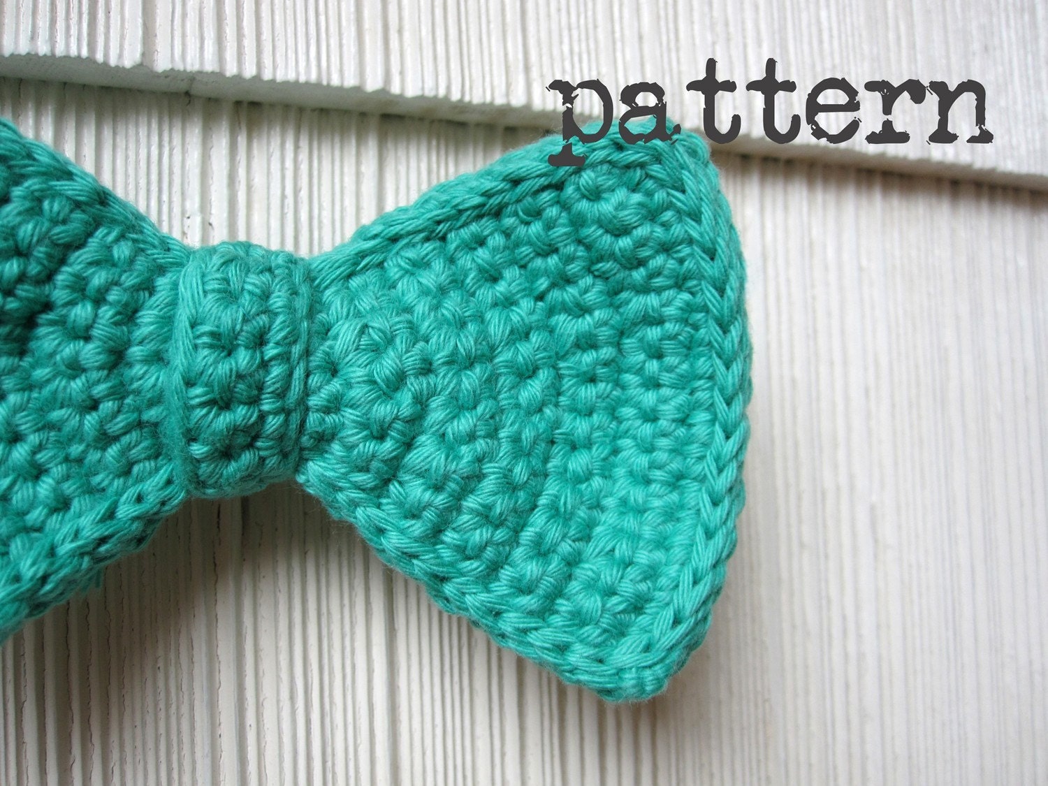 crochet bow pattern