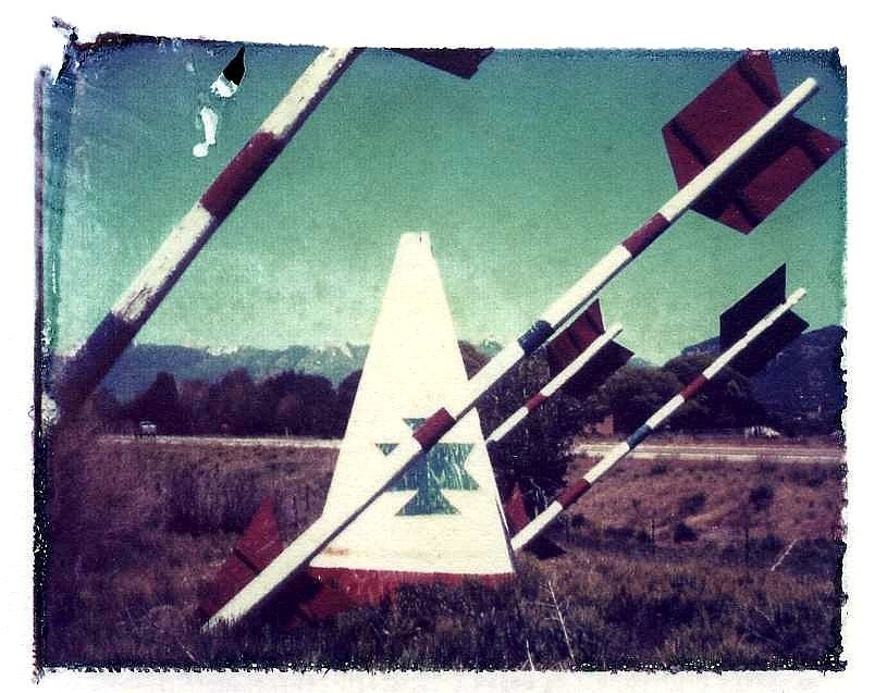 Polaroid transfer  original tee pee