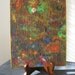 Fine Art Original Abstract Painting Distant Garden - Original Organic Abstract Acrylic and Pastel Painting