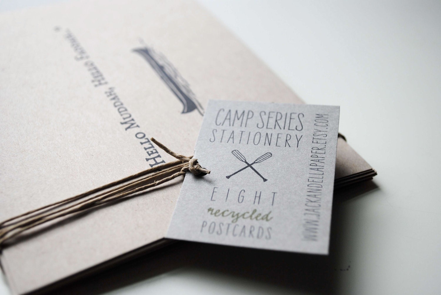 postcards from camp - set of 8