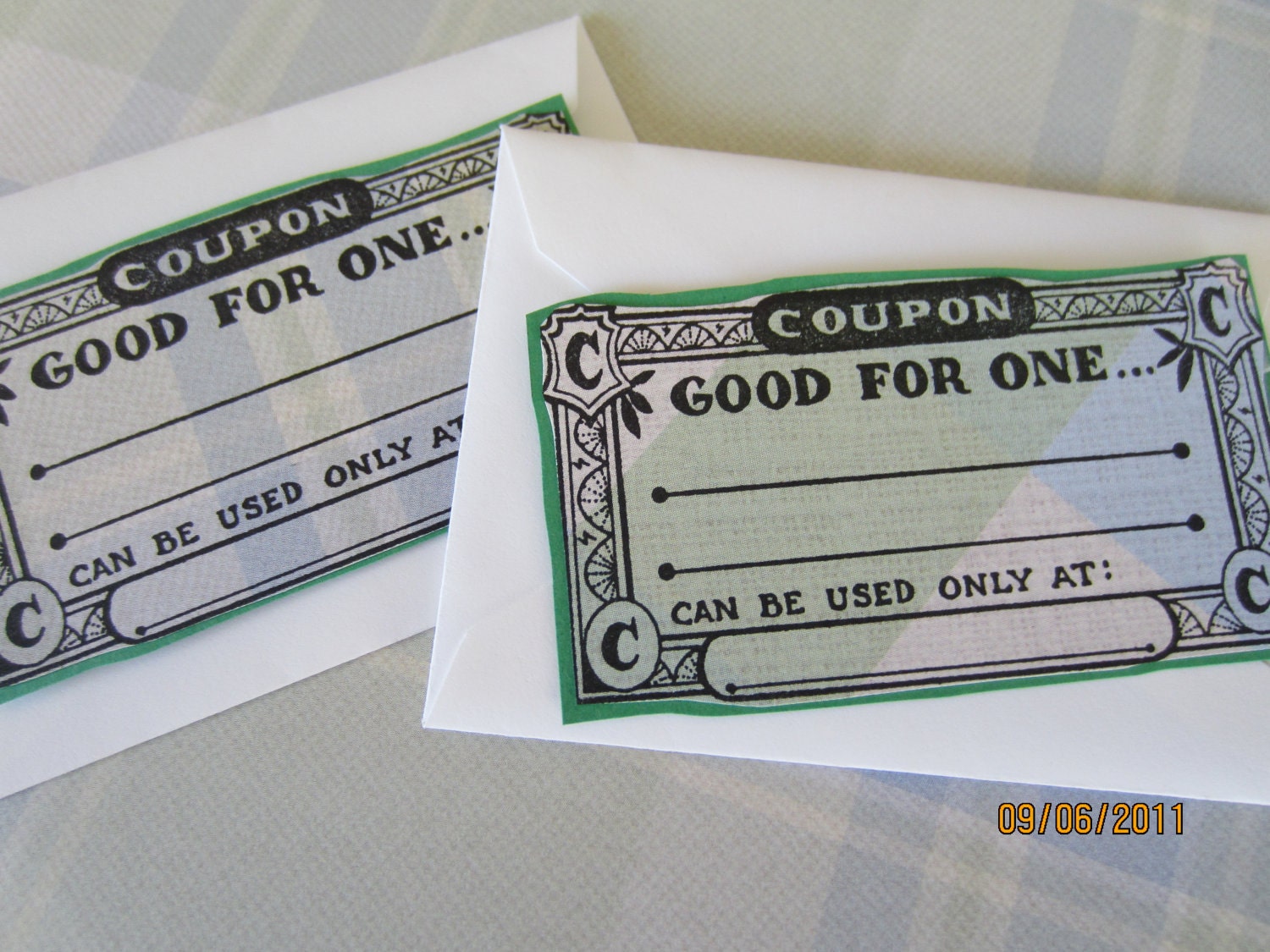 blank gift coupons