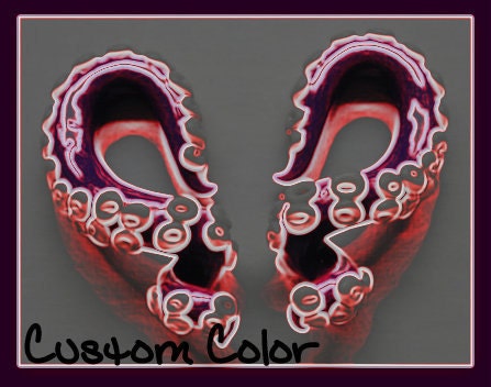 Custom Tentacle Gauged Earring