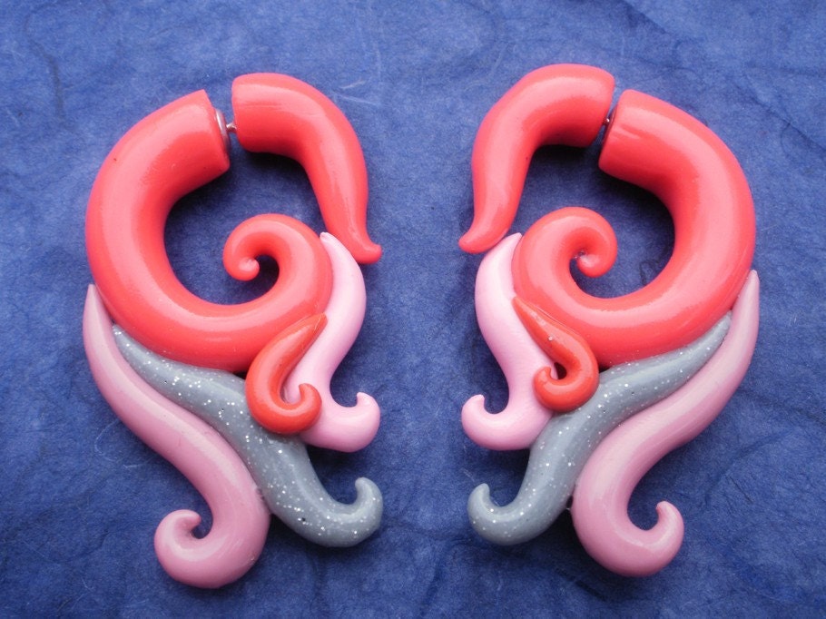 THE ORIGINAL Love Nymph FAKE Gauge Earring