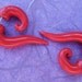 Cherry Red Plug Fake Gauge