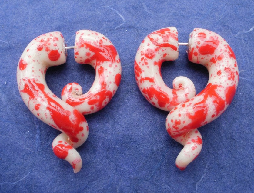 Evidence FAKE Gauge Earring
