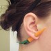 THE ORIGINAL Carrot Fake Gauge Earring