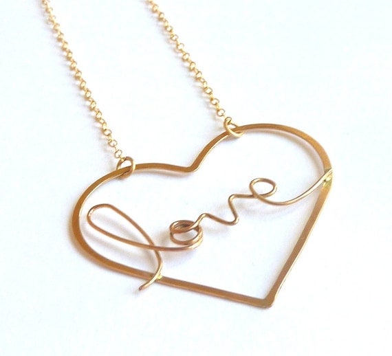 Personalized Heart Necklace