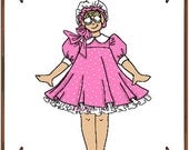 PDF Doll Pattern - Dress, Petticoat - No. PDF-41 - Fits 10" Ann Estelle, Patsy  or 14" Betsy McCall Fashion Dolls