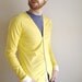 SALE - LEMON SQUEEZY - men's cardigan