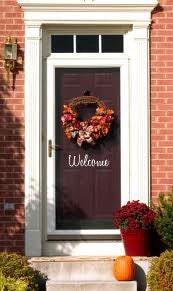 WELCOME Front Door Entry 14x5 Sign Vinyl Wall Decal Sticker