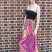 70s Maxi Skirt EXOTIC Colorful Jersey