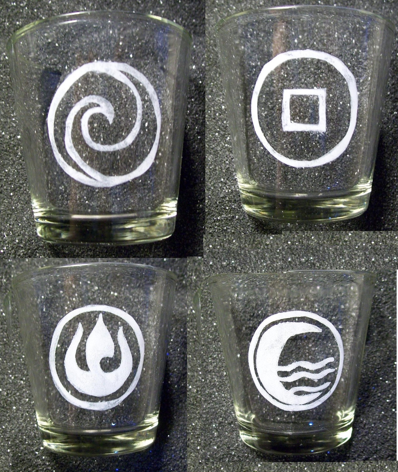 Avatar the Last Airbender shot glass set