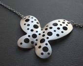 Butterfly Necklace - summer jewelry, feminine, everyday fun necklace, lovely gift, nature