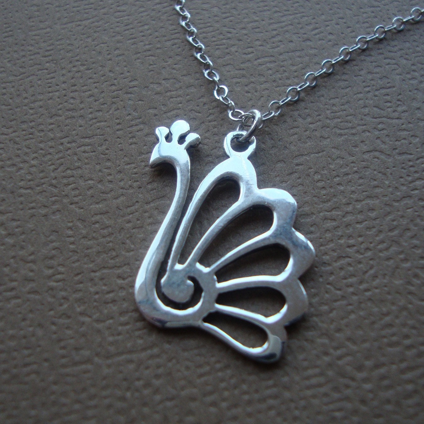 Mrs. Peacock - All sterling silver