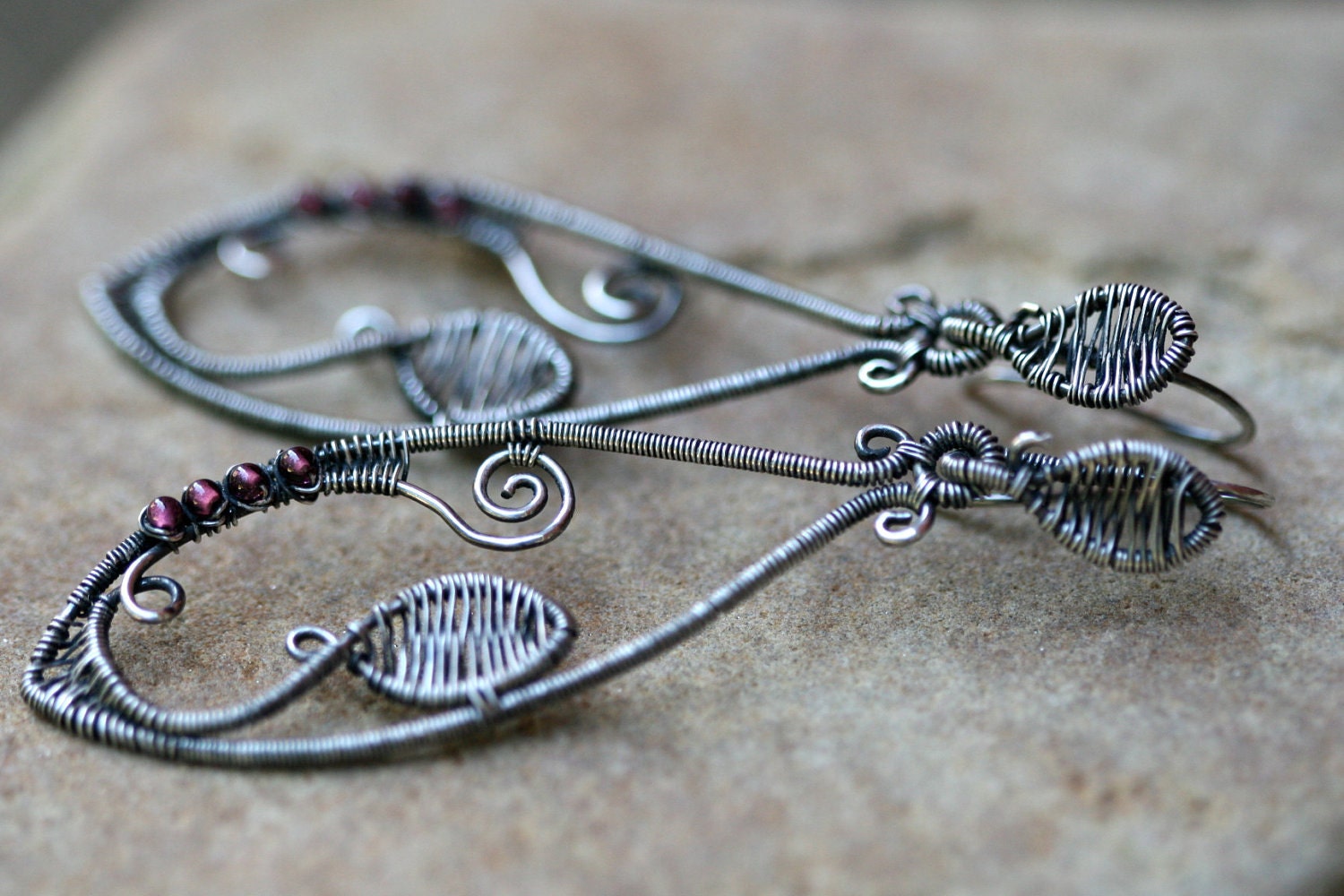 Flourishes - Sterling Silver earrings