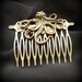 SALE Bronze Octopus Hair Comb from the Steampunk Cthulhu Collection
