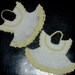vintage kitsch linen ... KITSCHY DRESSY POTHOLDER PAIR ...