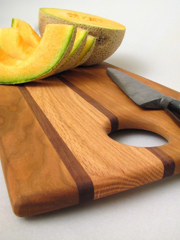 Black Cherry Wood Cutting Board Sustainable By Timbergreenwoods 