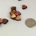 Laser Cut Mini Wooden Hearts - Free Shipping - Itsies - Heart Charms by Timber Green Woods