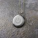 Power Up - Sterling Silver Handmade Recycled MAC Power Button Necklace