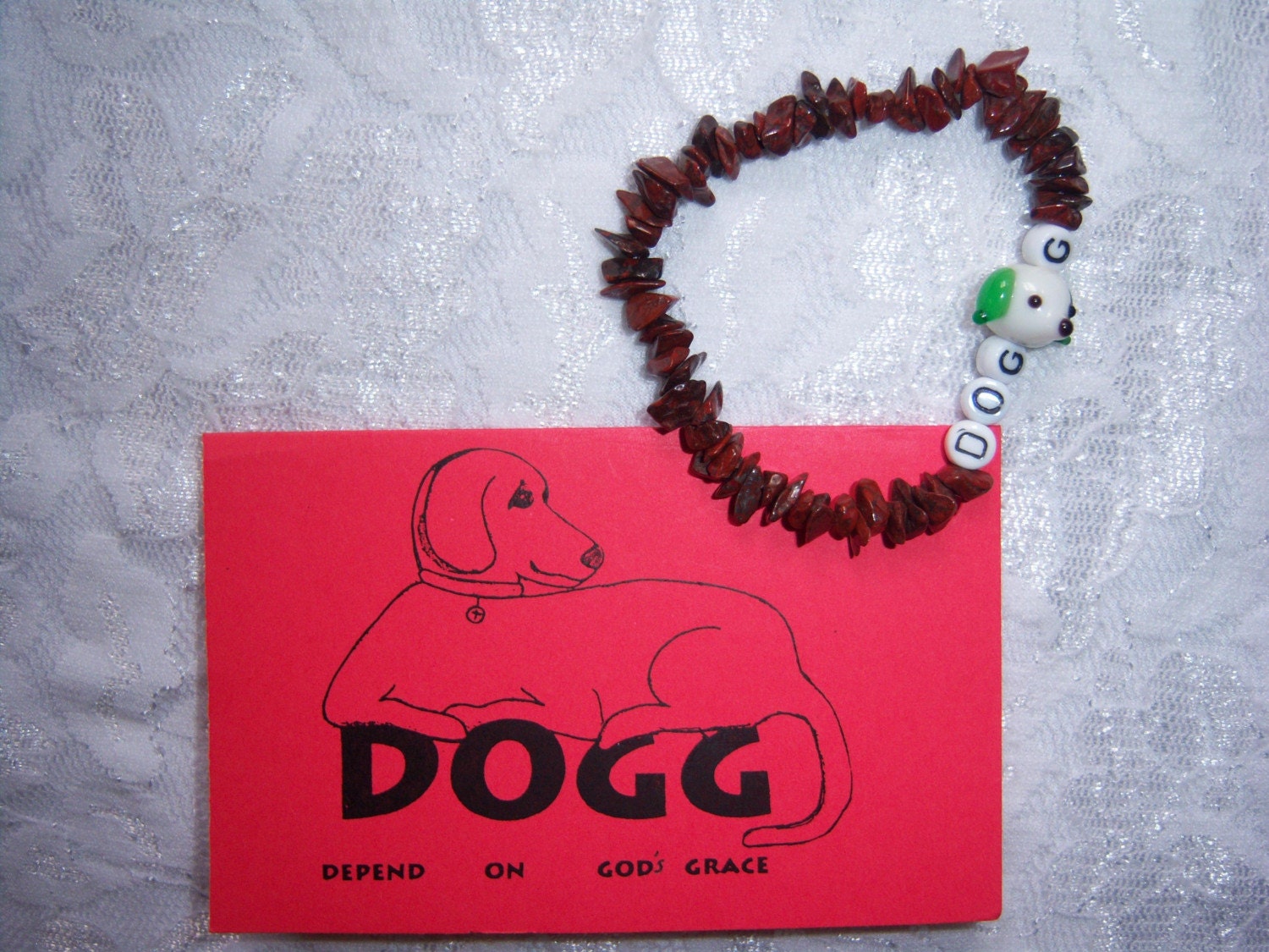 DOGG Inspirational Bracelets Depend On God's Grace