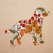 Labrador Retriever appliqued wall panel - 10 x 10 inches