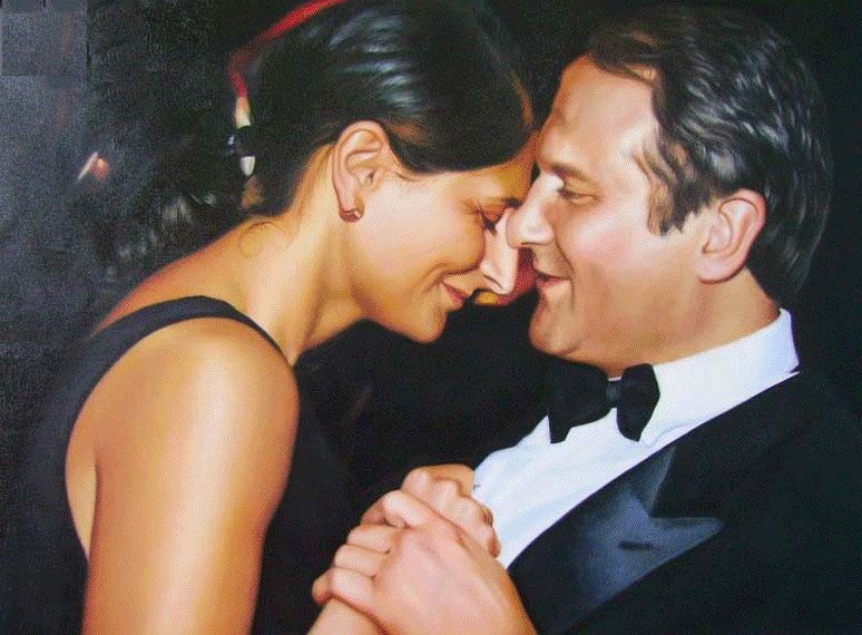 Custom Portrait - Hand painted 24X36 oil on canvas - one subject  your photo
