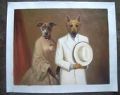 20x24 Hand Painted Oil Portrait on Canvas from your Photos